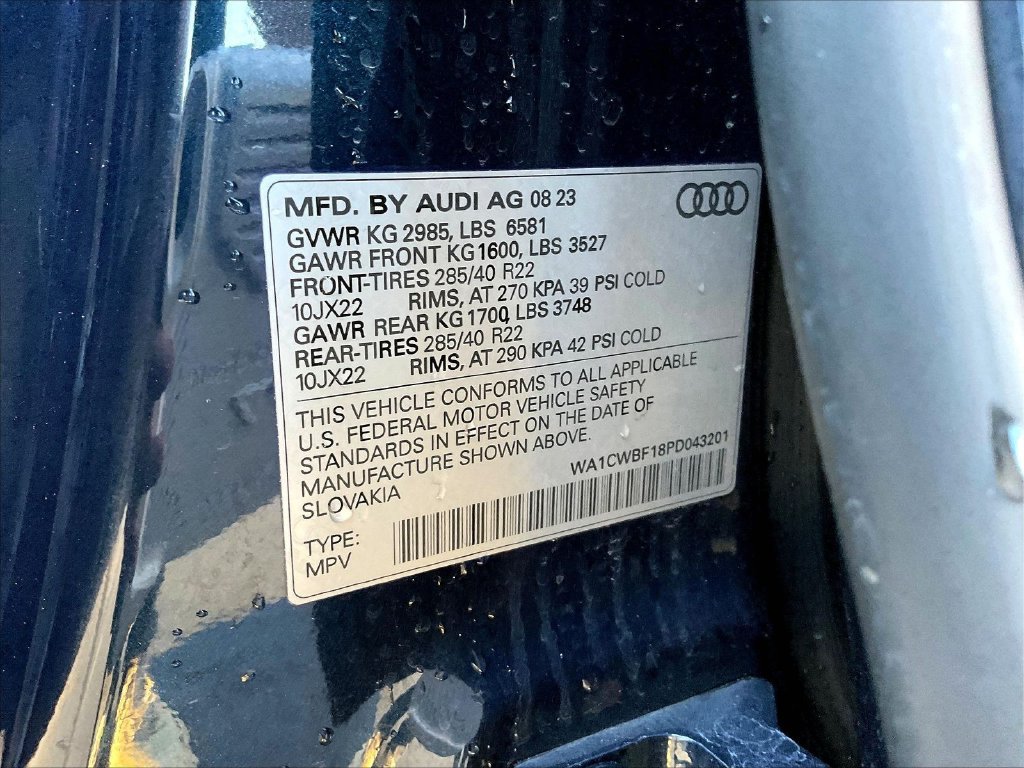 Used 2023 Audi SQ8 Prestige AWD/4WD image 18