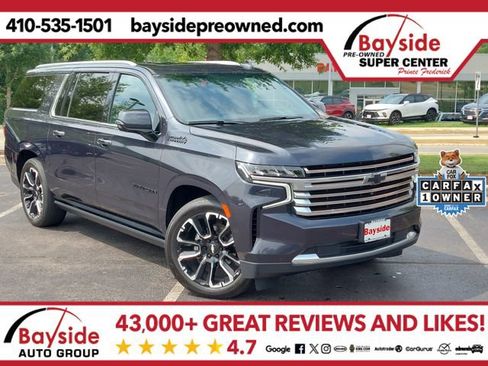 Used 2022 Chevrolet Suburban High Country w/ Max Trailering Package AWD/4WD image 1