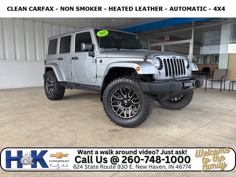 Used 2018 Jeep Wrangler Unlimited Sahara image 1