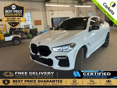 Used 2021 BMW X6 M50i w/ Executive Package AWD/4WD image 1