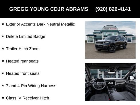 New 2026 Jeep Grand Cherokee Limited w/ Limited Altitude Package AWD/4WD image 18