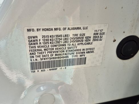 Used 2017 Honda Pilot Touring image 33