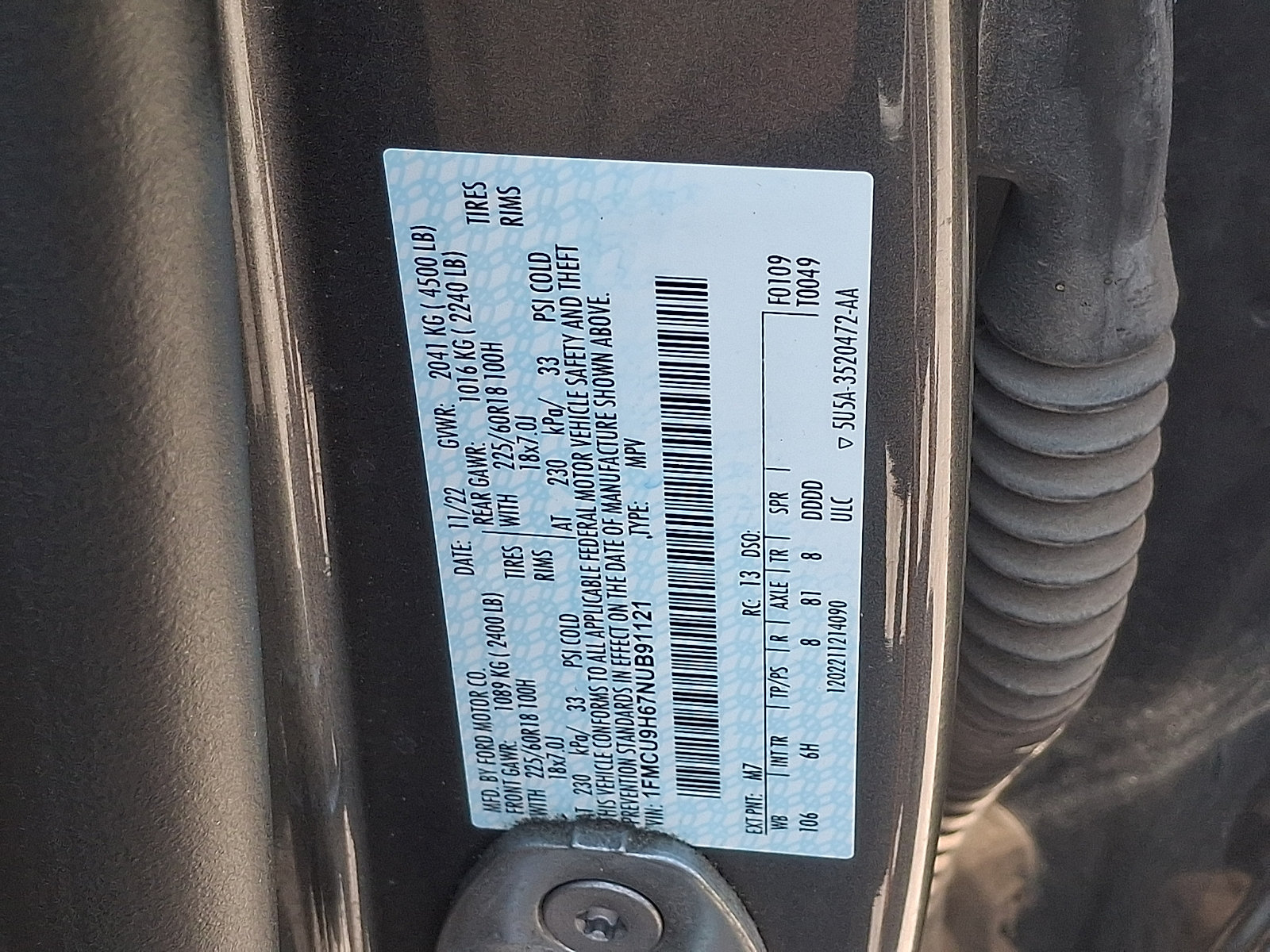 Used 2022 Ford Escape SEL AWD/4WD image 27