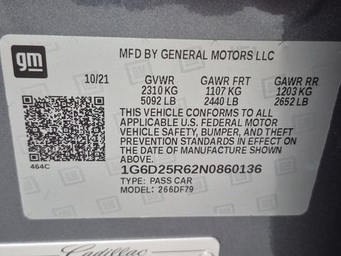 Certified 2022 Cadillac CT5 V Blackwing w/ Carbon Fiber Package 2 RWD image 30