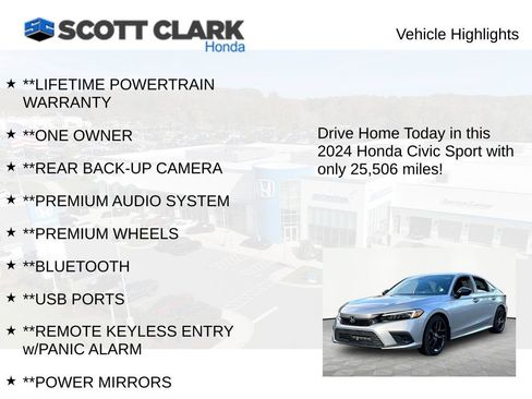 Used 2024 Honda Civic Sport image 11