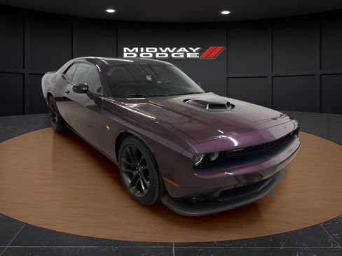 Used 2021 Dodge Challenger R/T Scat Pack w/ Shaker Package RWD image 1