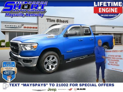 Used 2021 RAM 1500 Big Horn w/ Snow Plow Prep Group AWD/4WD image 1