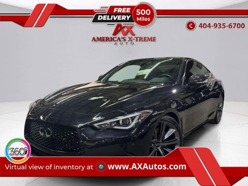 Used 2022 INFINITI Q60 Red Sport 400 w/ Carbon Fiber Package image 1
