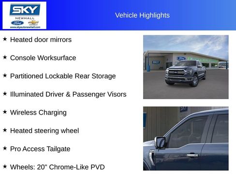 New 2025 Ford F150 Lariat w/ Equipment Group 501A Mid image 28