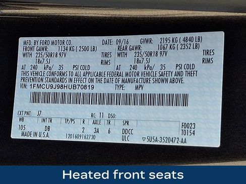 Used 2017 Ford Escape Titanium AWD/4WD image 30