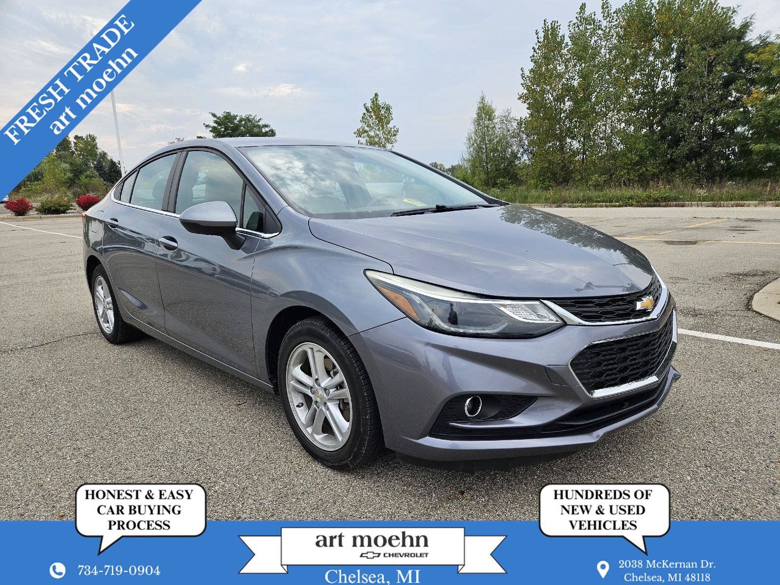 Used 2018 Chevrolet Cruze LT w/ Sun And Sound Package FWD image 1