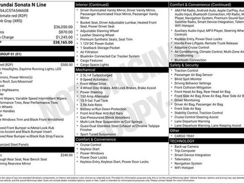 New 2026 Hyundai Sonata N Line image 19