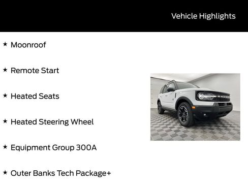 New 2025 Ford Bronco Sport Outer Banks w/ Outer Banks Tech Package+ image 5