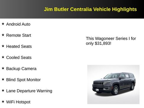 Used 2022 Jeep Wagoneer Series I w/ Convenience Group I AWD/4WD image 16
