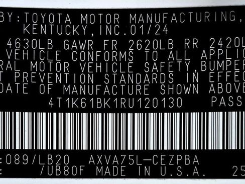 Certified 2024 Toyota Camry XSE w/ Navigation Package AWD/4WD image 21