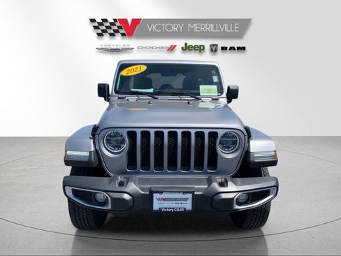 Used 2021 Jeep Wrangler Unlimited Sahara w/ Uconnect 4C Nav & Sound Group AWD/4WD image 8