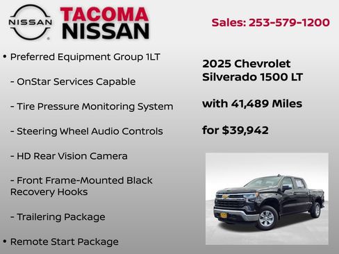 Used 2025 Chevrolet Silverado 1500 LT AWD/4WD image 25