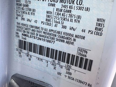 Used 2022 Ford Transit Connect XL w/ CNG/LPG Engine Prep Package image 46