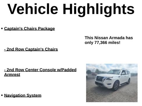 Used 2023 Nissan Armada SL w/ Captain's Chairs Package AWD/4WD image 18