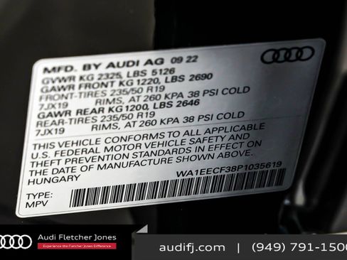 Used 2023 Audi Q3 2.0T Premium Plus w/ Premium Plus Package image 24