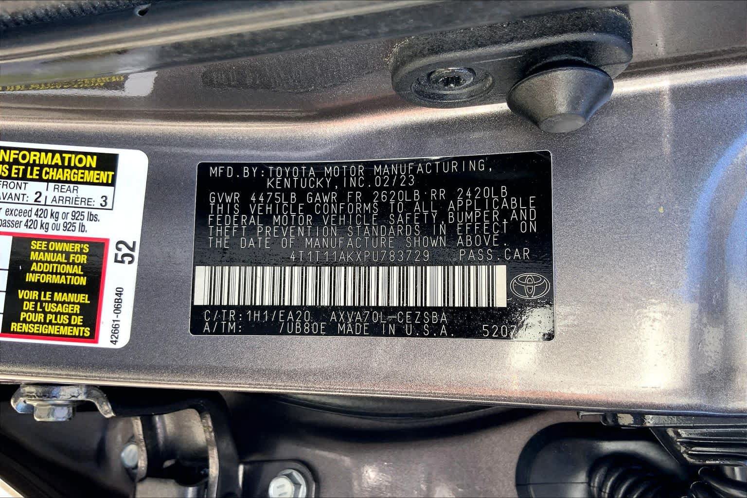 Used 2023 Toyota Camry SE w/ Convenience Package FWD image 36
