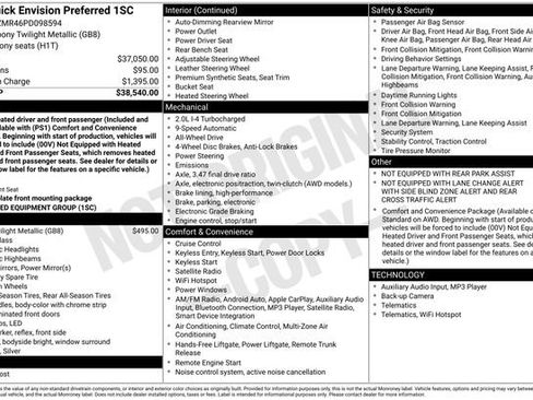 Certified 2023 Buick Envision Preferred image 7