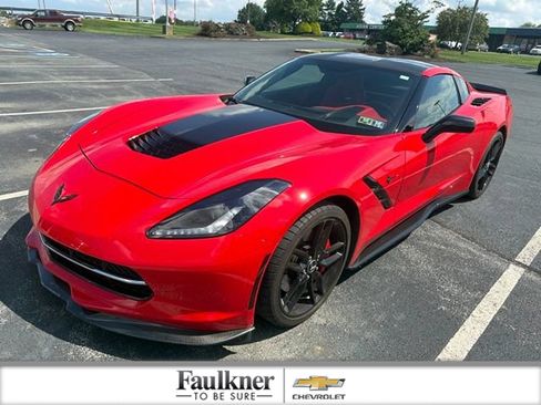 Used 2015 Chevrolet Corvette Stingray Coupe w/ 3LT Preferred Equipment Group RWD image 1