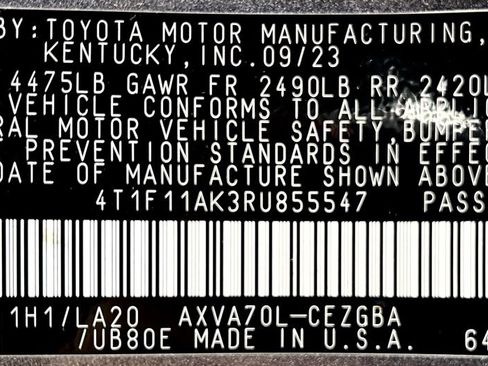 Certified 2024 Toyota Camry XLE w/ Cold Weather Package image 23