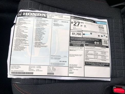 New 2027 Honda HR-V Sport image 14