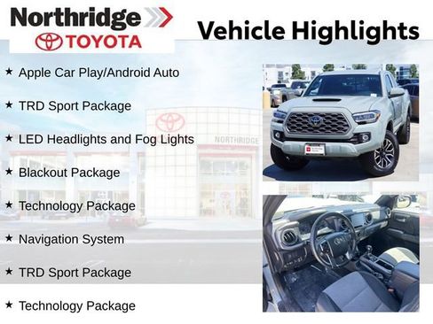 Used 2023 Toyota Tacoma TRD Sport w/ Technology Package AWD/4WD image 2