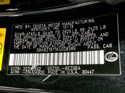 Used 2019 Lexus ES 350 w/ Accessory Package 2 FWD image 37