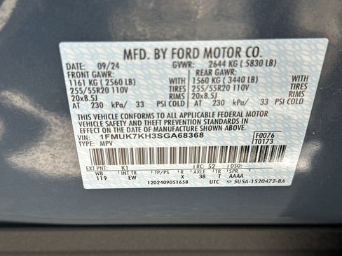 Used 2025 Ford Explorer ST-Line w/ Premium Package RWD image 39