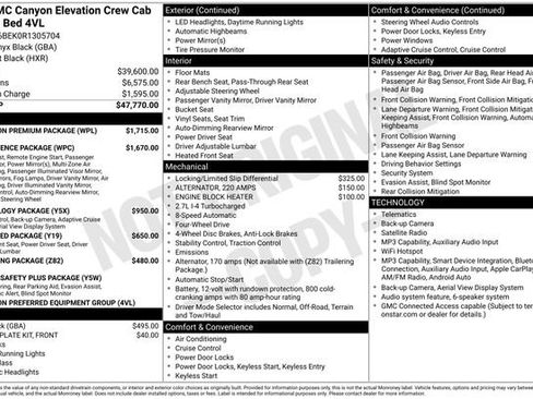 Used 2024 GMC Canyon Elevation w/ Elevation Premium Package AWD/4WD image 8