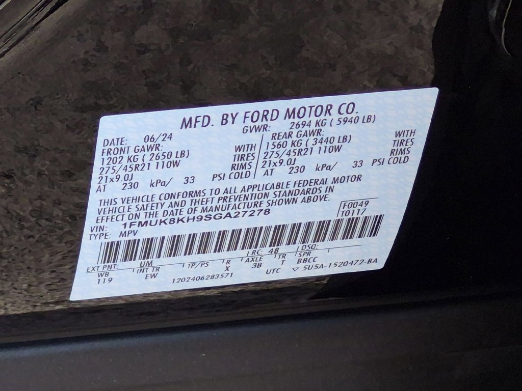 Used 2025 Ford Explorer ST-Line w/ Premium Package AWD/4WD image 28