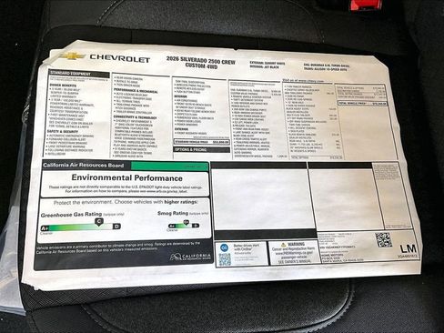 New 2026 Chevrolet Silverado 2500 Custom w/ Custom Value Package AWD/4WD image 13