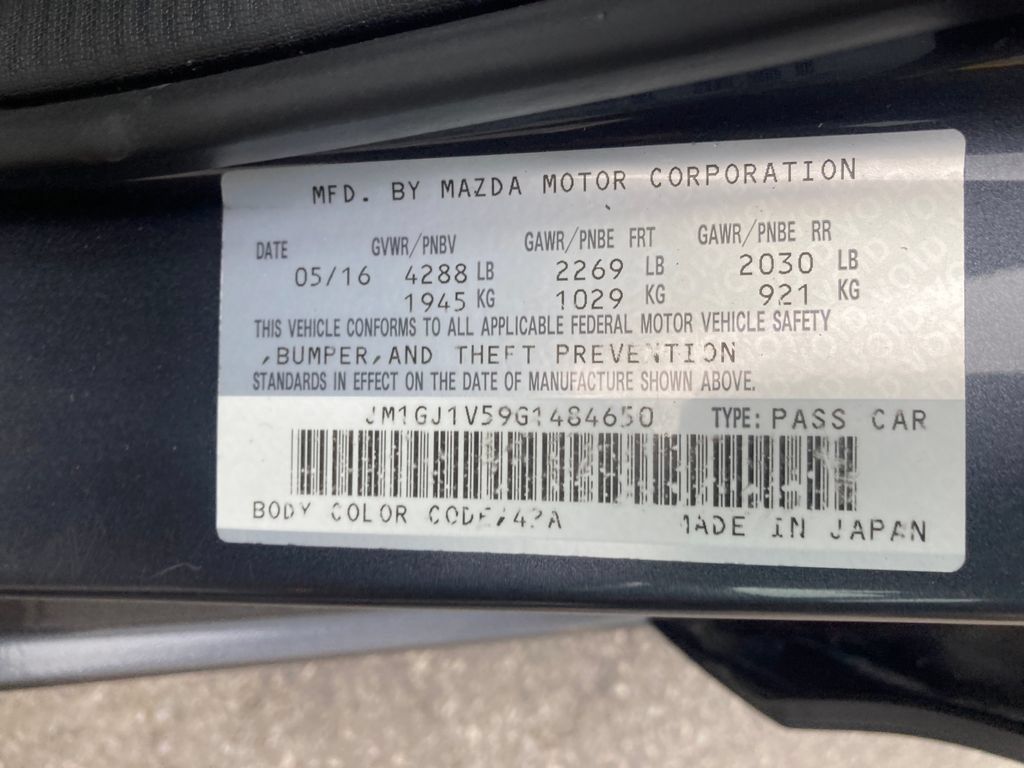 Used 2016 MAZDA MAZDA6 Touring FWD image 37