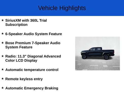 New 2026 Chevrolet Colorado ZR2 w/ Technology Package AWD/4WD image 3