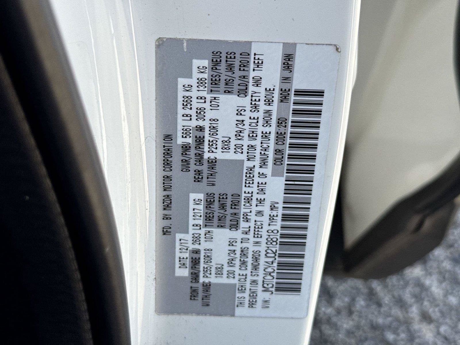 Used 2018 MAZDA CX-9 Touring FWD image 26