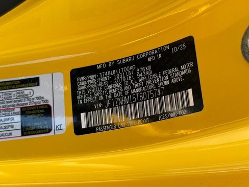 New 2026 Toyota GR86 YUZU Limited image 17