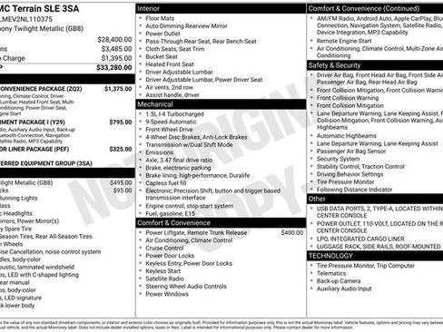 Used 2022 GMC Terrain SLE w/ Driver Convenience Package FWD image 31