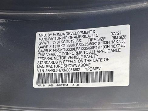 Used 2022 Honda Odyssey EX-L image 16