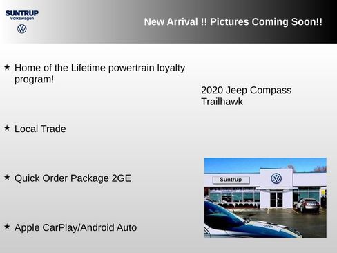Used 2020 Jeep Compass Trailhawk AWD/4WD image 2