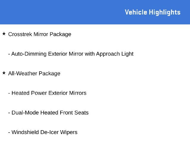 New 2026 Subaru Crosstrek 2.5i Premium AWD/4WD image 10