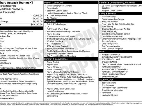 Used 2022 Subaru Outback Touring XT image 8