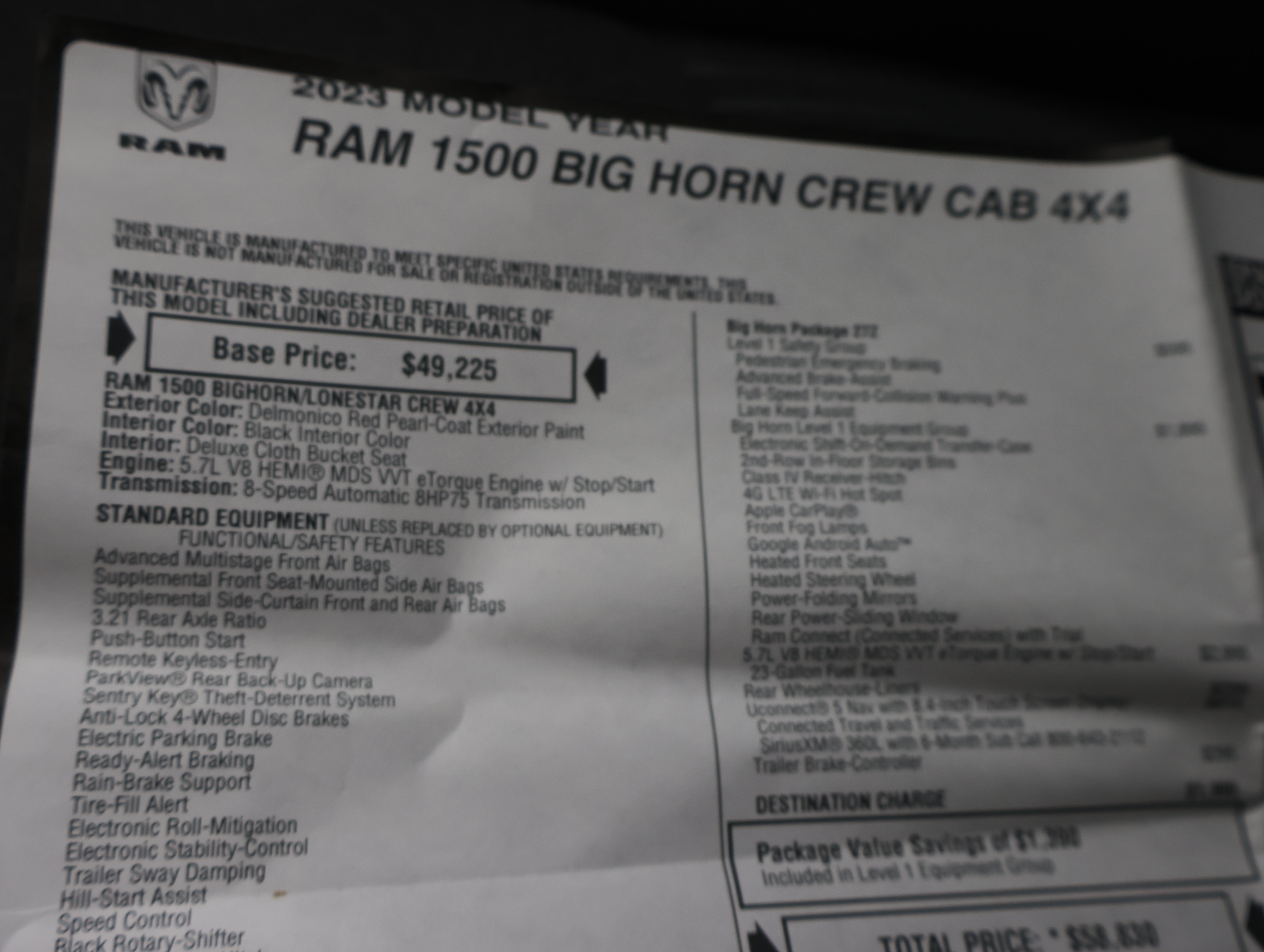 Used 2023 RAM 1500 Big Horn AWD/4WD image 66
