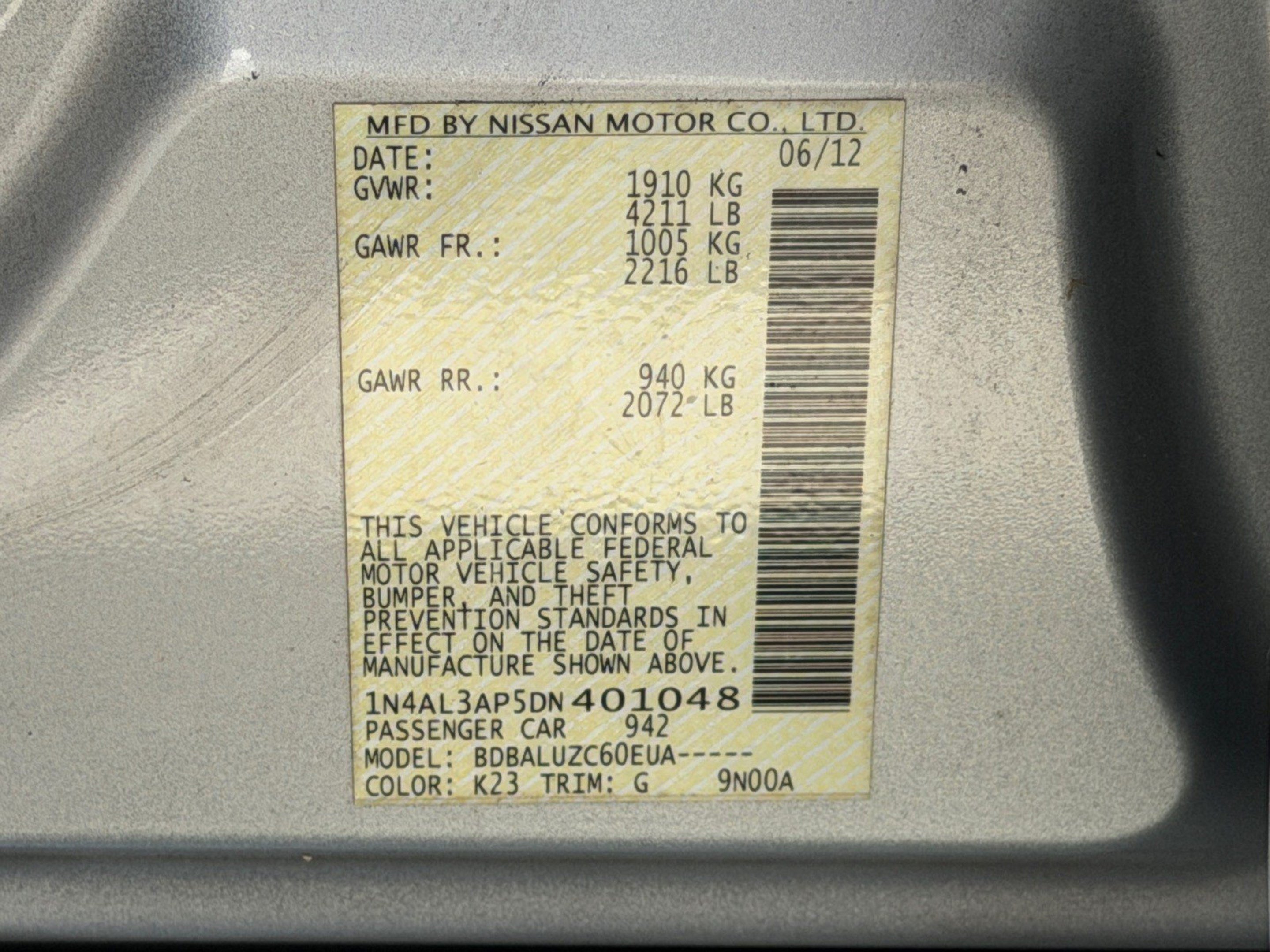 Used 2013 Nissan Altima 2.5 SV FWD image 18