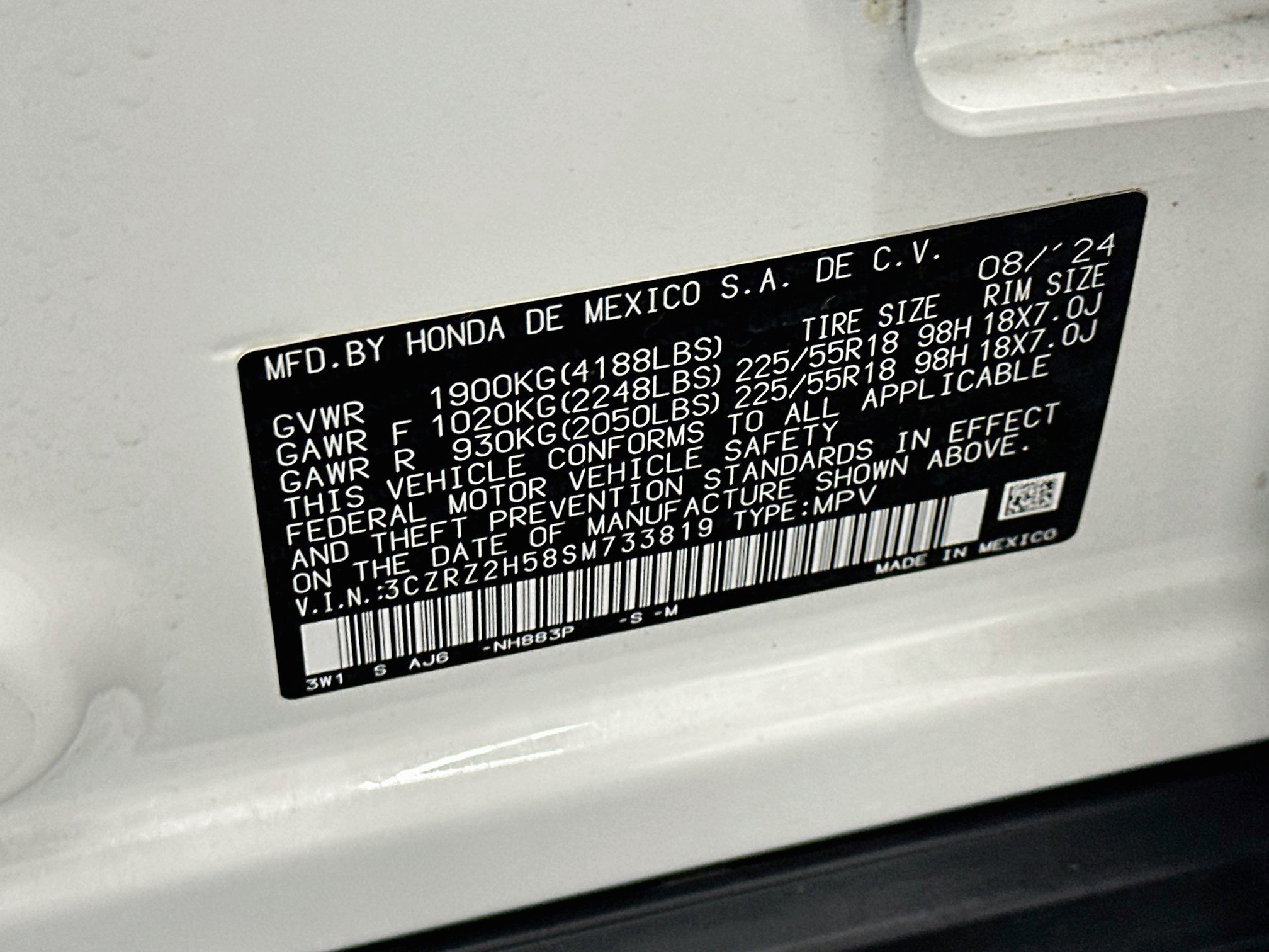 Used 2025 Honda HR-V Sport image 12