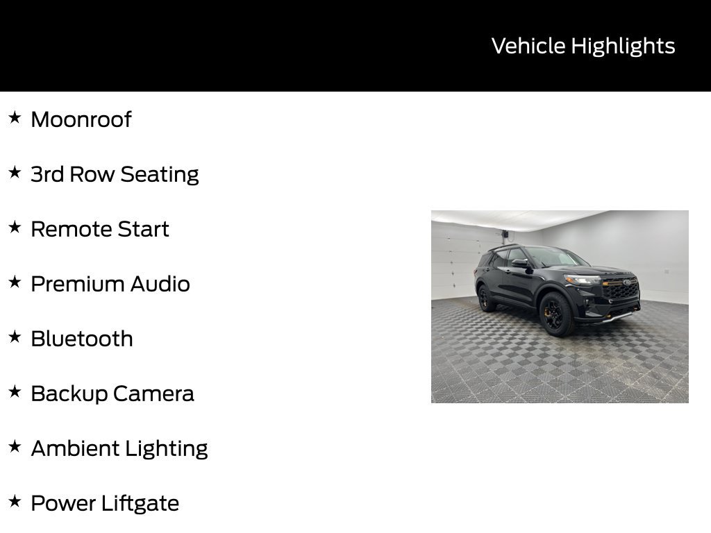 New 2026 Ford Explorer Tremor w/ Tremor Ultimate Package AWD/4WD image 6