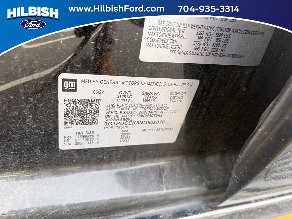 Used 2022 GMC Sierra 1500 Elevation AWD/4WD image 1