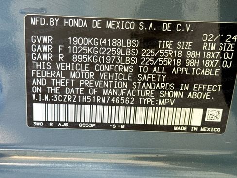 Used 2024 Honda HR-V Sport image 29